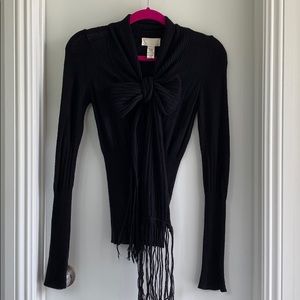 DIESEL Black Bow Cardigan
